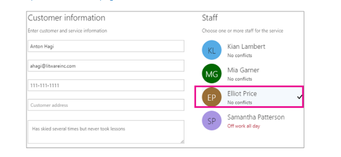 Microsoft Bookings