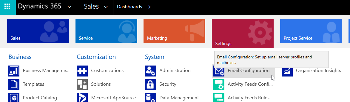 Access Dynamics 365