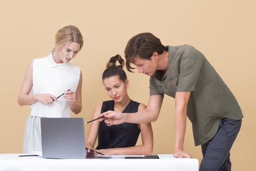 Users looking at Microsoft Teams